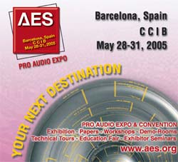 118th AES Convention, Barcelona